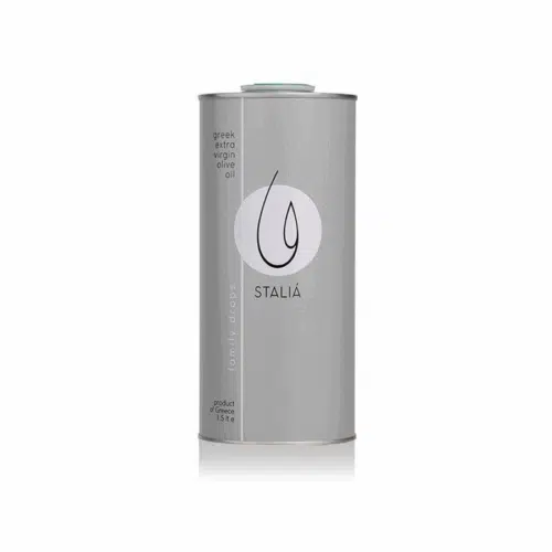 Bidon 1,5 L d’huile d’olive extra vierge Stalia – Édition Gouttes Familiales
