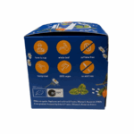 Pictogrammes et labels de l’infusion bio camomille, mélisse et mandarine – Grizo & Prasino – 30 g