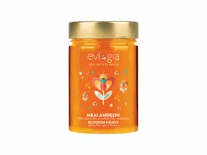 Evlogia λουλούδι μελιτζανάκι - στυλιζαρισμένο σχέδιο λουλουδιών, χειροποίητη ελληνική συγκομιδή