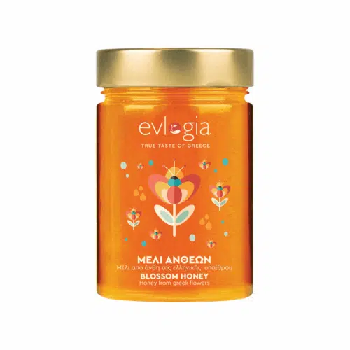 Evlogia λουλούδι μελιτζανάκι - στυλιζαρισμένο σχέδιο λουλουδιών, χειροποίητη ελληνική συγκομιδή