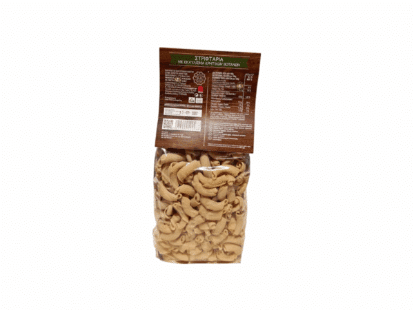 Rückseite der Packung Striftaria-Nudeln mit kretischen Kräutern - Maggiri 400 g
