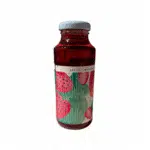 Dos de la bouteille de thé glacé aux herbes menthe fraise hibiscus 250 ml Grizo & Prasino