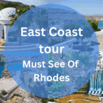 Montage des sites incontournables à visiter sur la côte Est de Rhodes