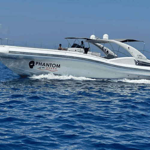 Private cruise west coast of Rhodes - yacht Phantom of the Opera