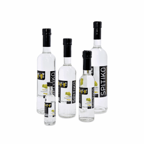Raki crétois bio Spitiko Meraki 500 ml – Tsikoudia traditionnelle de Crète