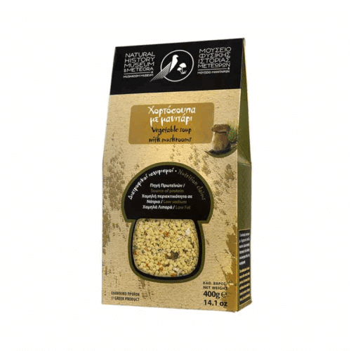 Soupe de légumes aux cèpes 400 g – Natural History Museum of Meteora