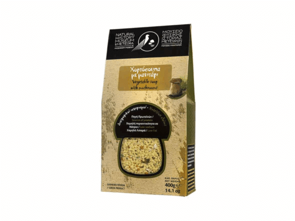 Soupe de légumes aux cèpes 400 g – Natural History Museum of Meteora
