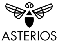 Asterios honey brand logo