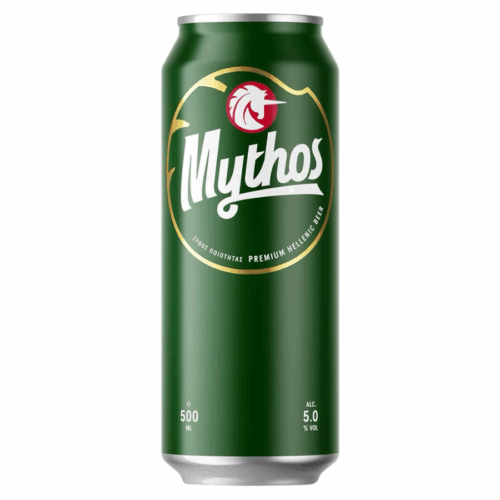 Mythos Lager 500 ml beer can