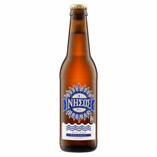 Bière Nissos All Day Organic en bouteille 330 ml
