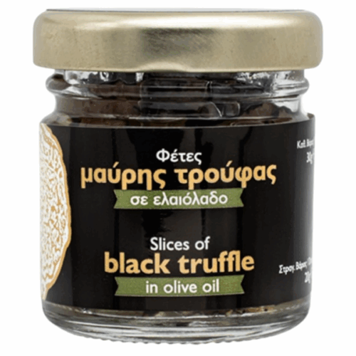 Carpaccio de truffe noire en bocal de 30 g Meteora Museum