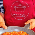 Kochkurs in Rhodos mit Zubereitung von griechischen Gerichten.