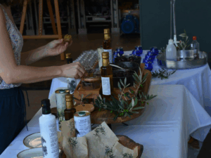 Dégustation d’huile d’olive à Rhodes avec produits locaux
