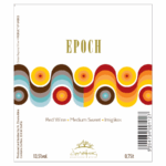 Étiquette du vin rouge doux grec Epoch 750 ml – Douloufakis Winery