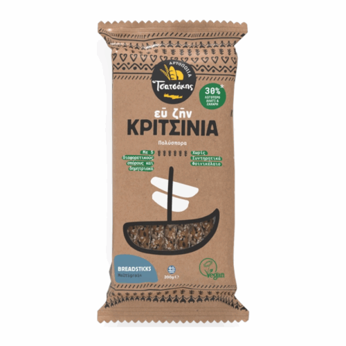 Tsatsakis multigrain Greek gressins 200 g