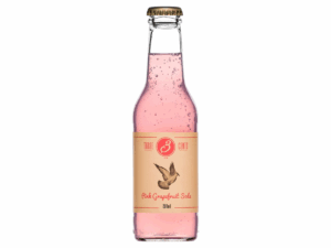 Soda pamplemousse rose Three Cents en bouteille