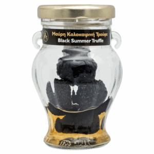 Tartufo nero estivo intero in un vaso, Museo di Meteora