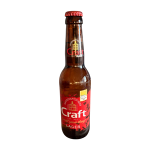 Βιοτεχνική ελληνική μπύρα Lager ξανθιά 330 ml μπουκάλι μπροστά