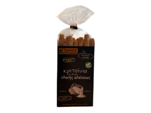 Gressins grecs à la farine complète Tsanos 120 g dans leur emballage