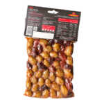 Sachet d’olives grecques épicées à l’origan et boukovo Ilida 250 g – vue arrière