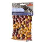 Olives grecques mélangées à l’origan Ilida 250 g – face avant du sachet