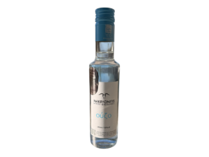 Bouteille d’ouzo grec artisanal Makryonitis, 42 % vol, format 200 ml, Syros Distillery.