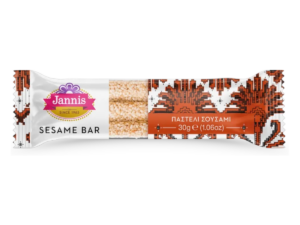 Pasteli grec au sésame Jannis 30 g – barre de sésame traditionnelle