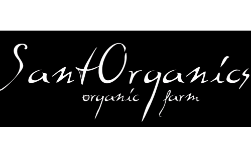 Λογότυπο βιολογικής φάρμας SantOrganics