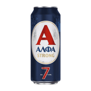 Alfa Strong Greek Lager 500 ml, έντονο και παραδοσιακό