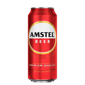 Lattina di birra Amstel da 500 ml