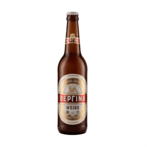 Vergina Weiss bottiglia da 500 ml, birra bianca premium dalla Grecia