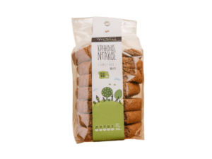630 g pack of Miterra barley mini rusks, traditional Greek snack