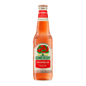 Bottiglia di sidro Somersby Watermelon da 330 ml, bevanda fruttata e rinfrescante