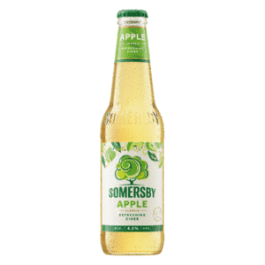 Bottiglia di sidro di mele Somersby da 330 ml, bevanda fruttata e rinfrescante