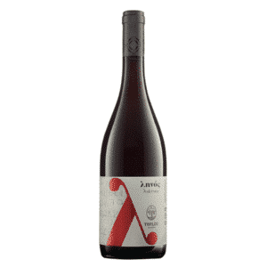 Bottiglia di vino rosso biologico Linos di Creta, 750 ml, tenuta Toplou