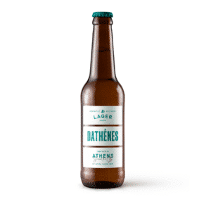 Bottiglia da 330 ml di birra lager D'Athènes