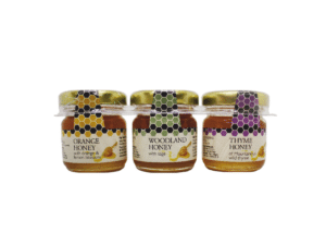 Coffret mini miels Physis of Crete 3 x 40 g orange, thym et forêt