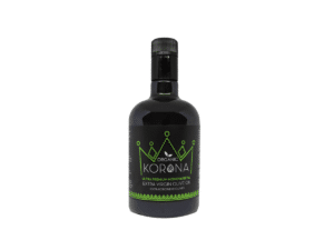 Huile d’olive extra vierge Korona bio 500 ml bouteille noire premium